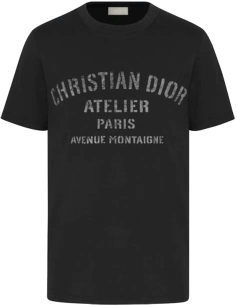 christian dior t shirt black|christian dior t shirts damen.